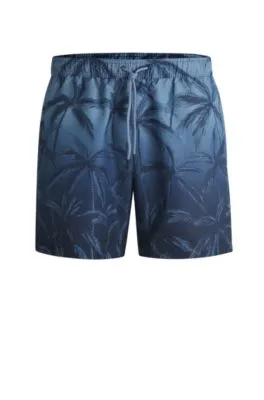 Bañador tipo shorts de secado rápido con estampado de temporada